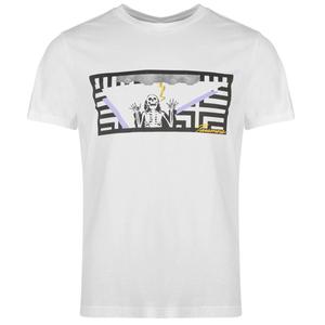 Chứng Nhận Hữu Cơ Cotton T-Shirt 0-Cổ Ngắn Tay Áo Tập Thể Dục Quần Áo Vòng Spun Chải Kỹ Logo Trên Phía Trước Dệt Kim Vải Made Ấn Độ - Product Image 2