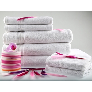 Toalla de baño de hotel promocional Nueva colección de diseño Calidad suave 100% Juego de toallas de baño de algodón Toallas de baño de golf de la India - Product Image 1