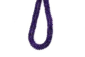 10 pouces de Long, 1 brin, améthyste bleue naturelle, rondelles de perles à facettes, fabricant en gros, véritable haute qualité - Product Image 6