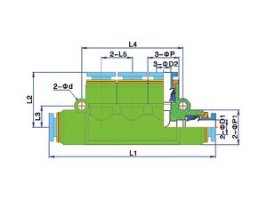 接続するマルチポートプッシュPKワンタッチフィッティングマニホールド - Product Image 5