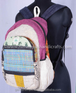 Latest Fashionable Canvas <b>Hemp</b> Backpack HBB 0048 - Product Image 3