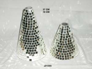 Mosaico de Chips de vidrio hecho a mano, florero de hierro para decoración del hogar, florero para fiesta, boda, sala de estar, maceta de decoración - Product Image 6