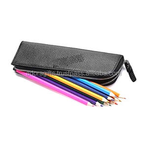 กล่องดินสอหนังอินเดียแบบพกพาสำหรับนักเรียนชายและหญิง - Product Image 1