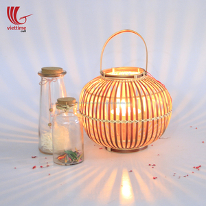 Luz colgante redonda de bambú al por mayor - Product Image 6