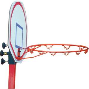 Aro de baloncesto profesional en el suelo de gran oferta, soporte de baloncesto seguro duradero de altura fija para exteriores para adultos - Product Image 2