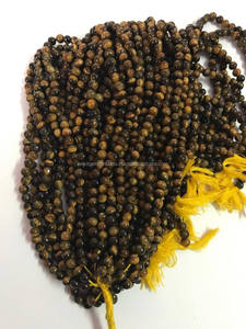 Lisse Ronde Oeil De Tigre Pierres Précieuses Perles - Product Image 5