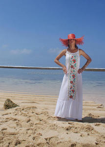 Robe longue à volants pour femmes, vêtements décontractés style ethnique indien, Boho, coupe ample, tenue de plage, Sexy, dos nu, longueur Maxi, nouvelle collection - Product Image 4