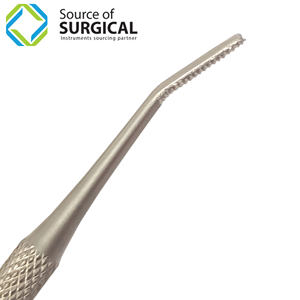 Raspador Dental de Doble Punta, Raspador de Hueso de Doble Punta con Mango Hueco, Instrumento Quirúrgico Oral Manual de Acero Inoxidable con Punta Afilada - Product Image 4