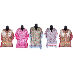 Factory Direct Fashion Women Maxi Silk Short <b>Kaftan</b> - Product Image 1