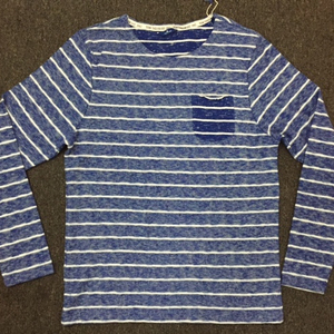 L21-pull en coton à manches longues pour hommes, étiquettes de marque, en coton, noir et blanc, pull-over d'hiver - Product Image 1