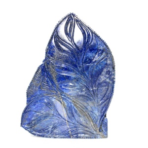 Lapis Lazuli Ganesha Top Couleur Grande Sculpture Statue Figurine - Product Image 4