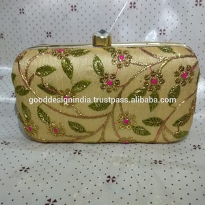 Monederos y carteras para mujer, carteras con bordado de cuentas, diseño de moda, venta al por mayor, indio - Product Image 1