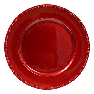 Céramique rouge classique pour plaque de chargeur Nouveau design Collection écologique - Product Image 1