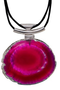 Collier en tranche d'agate - Product Image 2