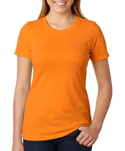 סיטונאי באיכות גבוהה בתפזורת יוניסקס לוגו מותאם אישית הדפסת עיצוב מותג פרימיום רגיל 100% כותנה נשים חולצה T חולצה Tshirts טי