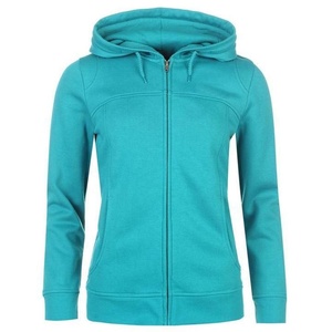 Custom Logo Cotton Long Sleeve Zip-Up <b>White</b> <b>Crop</b> <b>Top</b> <b>Women</b> Hoodie High-Quality Gym and Casual Wear with Plain Shoulder Design - Product Image 3