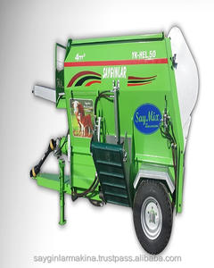 Mixer Tmr 4m3ทั้งรถไฟฟ้าและแทรคเตอร์ Pto Feed Mixer Wagons Turkey - Product Image 2
