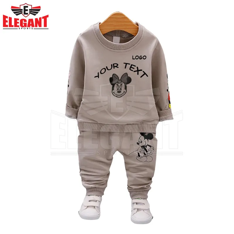 Niedrigen MOQ Baby Jungen Kleidung Volle Hülse T-shirt Und Hosen 2pcs Baumwolle Anzüge Kinder Kleidung Sets Kleinkind Marke Trainingsanzüge