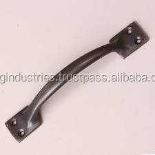 OMG Industries Poignées de porte et de fenêtre à levier en fonte Design contemporain Finition noire Extracteur de tiroir d'armoire de cuisine - Product Image 5