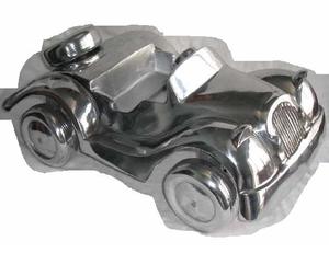 Réplica de coche antiguo de aluminio, pulido de espejo hecho en proceso fundido, esculturas de decoración náutica para el hogar - Product Image 1