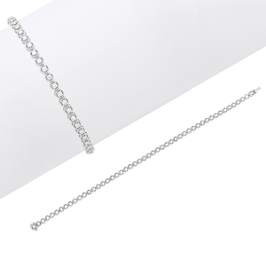 Real Diamond Charm <b>Bracelet</b> Elegant Diamond <b>Bracelets</b> & <b>Bangles</b> - Product Image 1