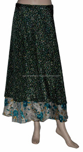 Rajasthani Indien Femmes Porter Art Soie Rapron - Product Image 4