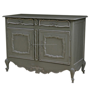 <b>Living</b> <b>Room</b> Mahogany Wooden Furniture <b>Cabinet</b> Shabby French Style - Product Image 1