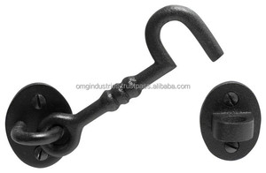 OMG Industries Gancho de hierro fundido para muebles y cerradura de pestillo de ojo Accesorios de hardware Gancho de cabina - Product Image 6