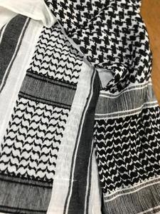 Arafat Jacquard Bufanda Alta Calidad Algodón Puro Cuadrado Táctico Estilo Árabe - Product Image 2