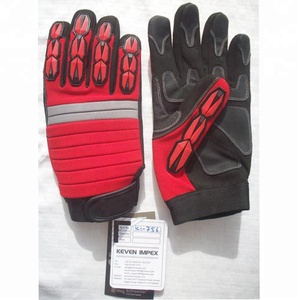 ถุงมือช่างคุณภาพพรีเมียมสีแดงรุ่นใหม่ของ Keven Impex พร้อมคุณสมบัติกันลื่น ทนไฟ และกันน้ำ ผลิตในสหรัฐอเมริกา - Product Image 1