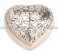 Souvenir en forme de cœur en fleurs pour crémation, fournitures pour enterrement, brasworld, inde - Product Image 5