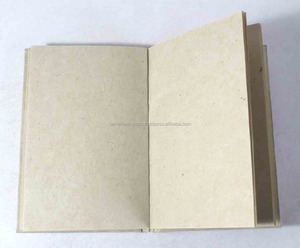 สมุดบันทึกกระดาษทําด้วยมือรีไซเคิลพร้อมสมุดวางแผนสมุดบันทึกด้านหน้าพิมพ์ลายใยกัญชาสําหรับอุปกรณ์และโปรโมชั่นของโรงเรียน - Product Image 3