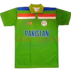 Diseña Tu Propia Camiseta de Cricket de Pakistán, Diseño de Camiseta de Cricket por Sublimación, Camiseta de Cricket de Inglaterra, Camiseta Deportiva para Partido - Product Image 1