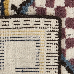 Kalin en laine fait à la main pour femmes, tapis de sol indien maroc, tapis modernes et de salon, vente en gros - Product Image 2