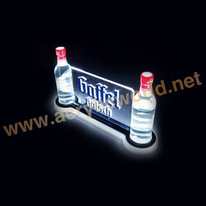 Soporte de exhibición para botella de vodka, acrílico, led, glorificador, individual - Product Image 1