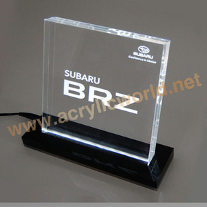 Laser engraving acrylic led sign/custom acrylic led edge lit sign/ acrylic alphabet letter sign with led light - Product Image 5