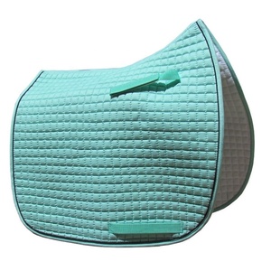 <b>Square</b> Polycotton Lining English Saddle Pads with Polyester <b>Foam</b> Filling Customizable Size & Many Colors Available - Product Image 1