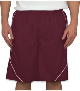 Pantalones cortos de baloncesto de poliéster 100% al por mayor para Hombre Tallas grandes secado rápido casual impermeable cordón transpirable estilo deportivo sólido - Product Image 1