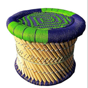 เก้าอี้หวายไม้ไผ่อเนกประสงค์สำหรับห้องนั่งเล่นสวนระเบียงร้านอาหารคอนโซลฝังกระดูก - Product Image 1