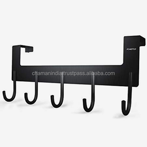 5 <b>Hook</b> Metal Hanger For Hanging Door Rack - Product Image 1