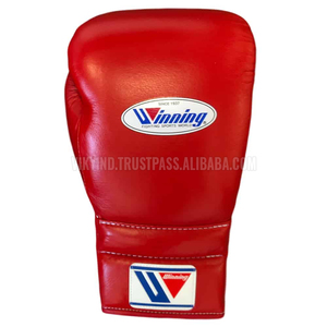 Guantes de boxeo de alta calidad, guantes de entrenamiento de cuero genuino - Product Image 2