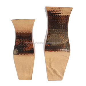 Home & Party Decoration Accessories Latest Design Metal <b>Flower</b> Vase Table Top Decorative Metal <b>Flower</b> Vase - Product Image 2