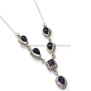 Collar de labradorita de plata esterlina de moda hecho a mano tamaño libre piedra de cristal joyería hecha a medida a precio de descuento - Product Image 2