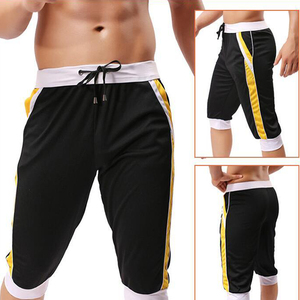 Shorts de motard pour hommes, ensemble pantalon, cargo, en nylon, pour la plage, le basket-ball, la course, le yoga, personnalisés, été, 2020 - Product Image 2