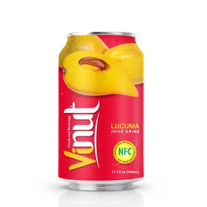 330ml VINUT succo di Lucuma in scatola premere per estrarre il succo di frutta migliorato colesterolo Export private label OEM ODM HALAL BRC