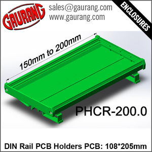 Cajas de plástico de riel DIN de suministro a granel para soportes electrónicos e instrumentos PCB de 108*205mm - Product Image 2
