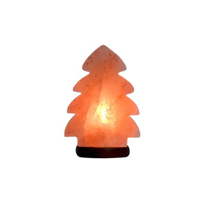 Lampe au sel de l'Himalaya en forme d'arbre de style Feng Shui sculptée à la main pour la décoration de la maison - Product Image 1