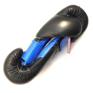 Guantes de boxeo de cuero Real de la mejor calidad, Logo personalizado, vaca oculta, 12oz, 14oz, 16oz, bolsa de combate para trabajar - Product Image 4