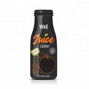 Botella de Vidrio de 280 ml para Jugo de Frutas, Jugo de Naranja a Granel, Bebida de Marca Privada, Venta al por Mayor OEM - Product Image 2