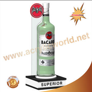 Présentoir de bouteille de vin led acrylique d'usine/présentoir de glorificateur de bouteille de vin acrylique/présentoir de vin acrylique - Product Image 5